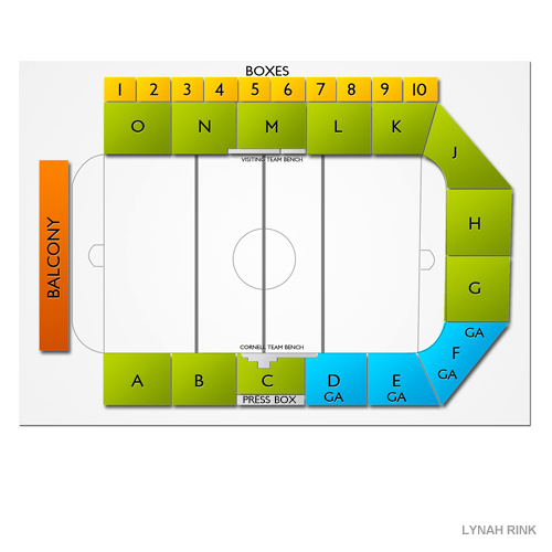 Cornell Hockey Rink Seating Chart