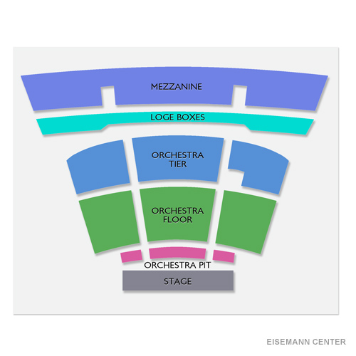 Eisemann Center Venue Map
