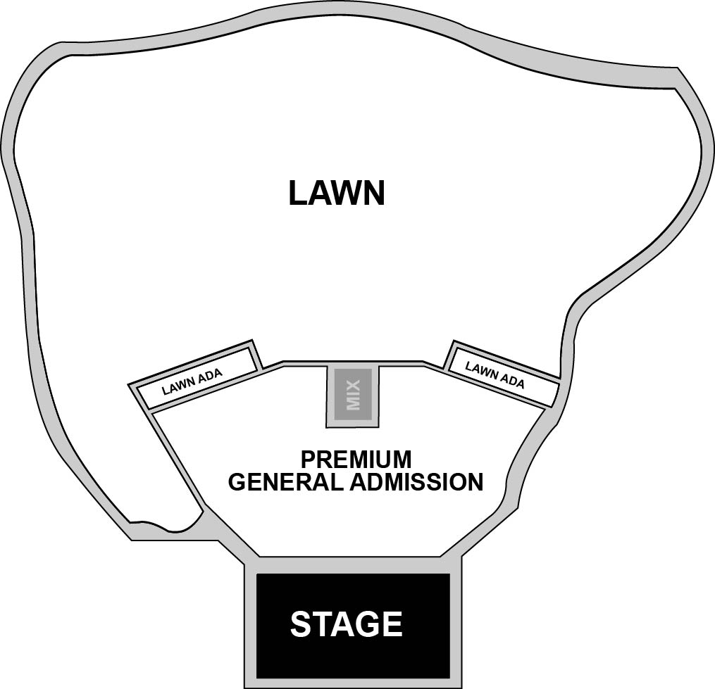 Hayden Homes Amphitheater Venue Map