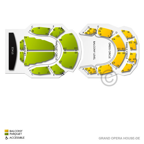 Wilmington Opera House Seating Chart