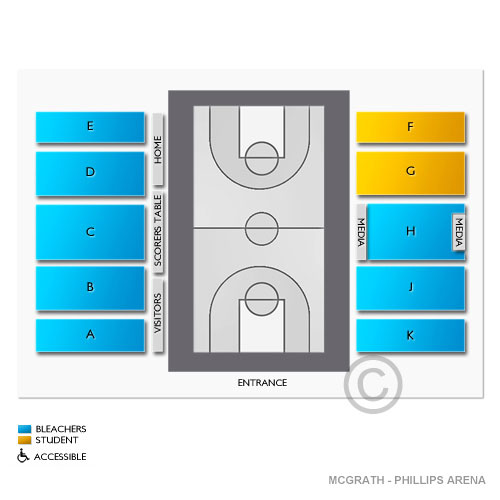 Mcgrath Phillips Arena Seating Chart