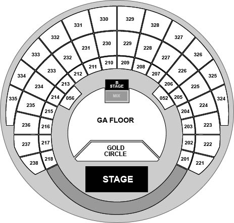 OVO Hydro Venue Map