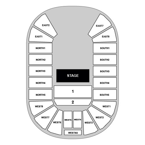 SSE Arena Belfast Venue Map