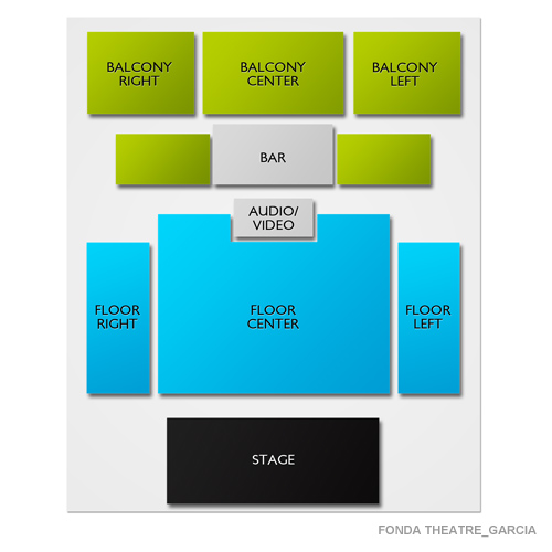 Fonda Theater Seating Chart