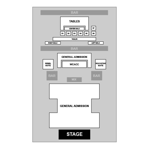 Bogarts Venue Map