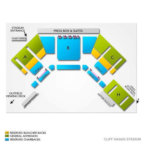 Cliff Hagan Stadium Seating Chart | Vivid Seats