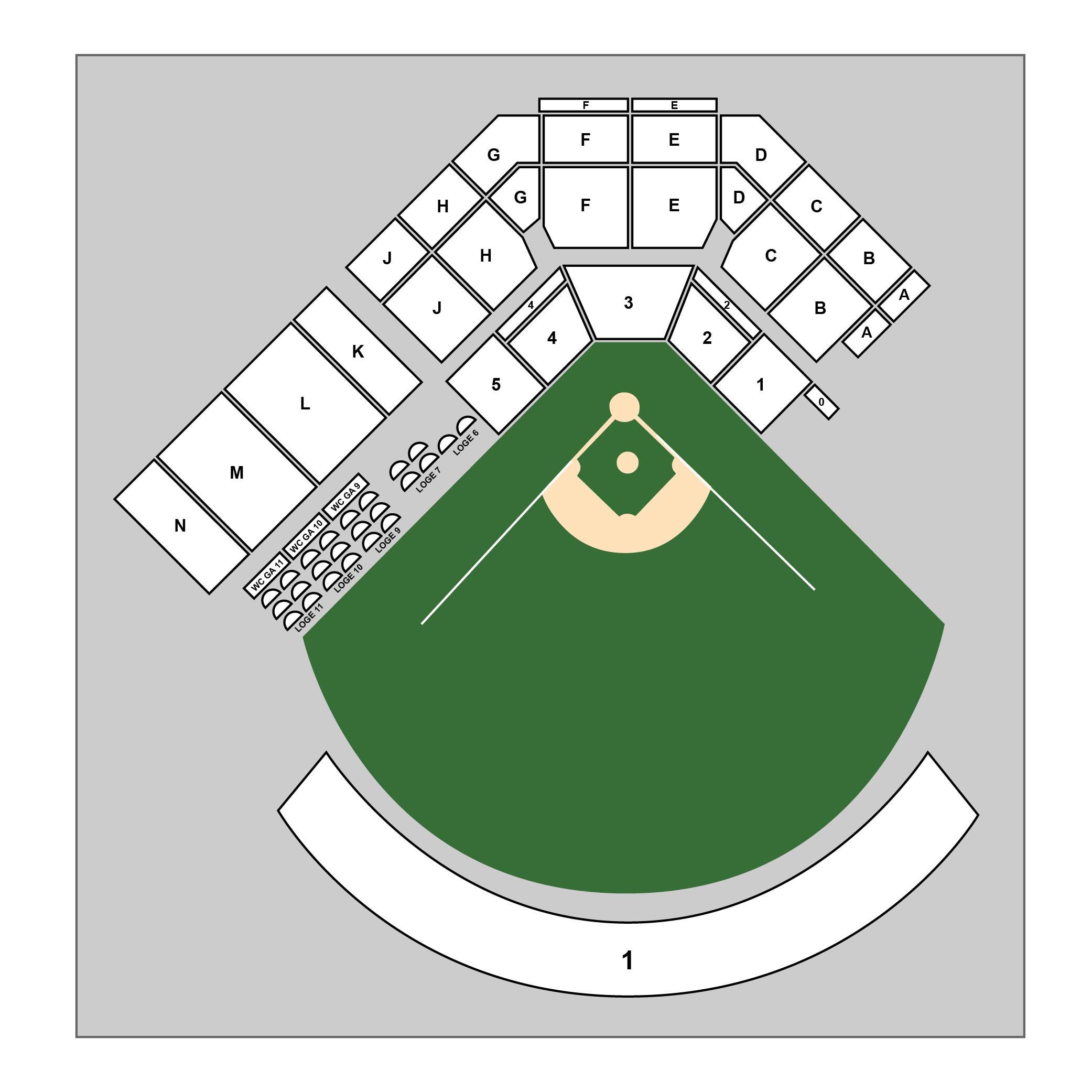 Eck Stadium Venue Map