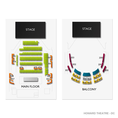 Howard Theatre - DC Venue Map