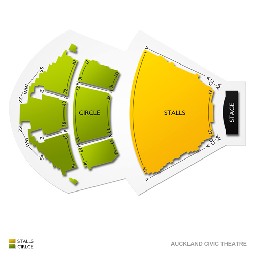 Auckland Civic Theatre Seating Chart | Vivid Seats