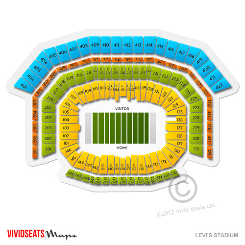 U2 Levi S Stadium Seating Chart