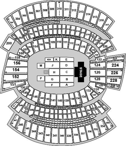 Paycor Stadium Venue Map