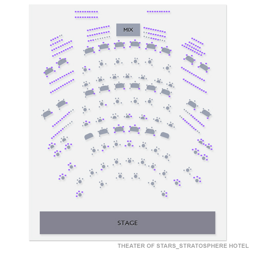The STRAT Hotel - STRAT Theater Venue Map