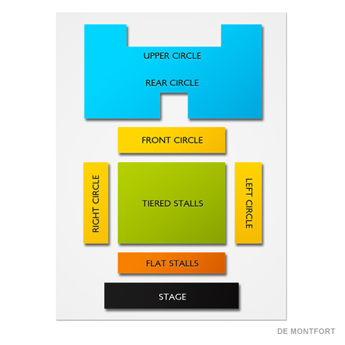 De Montfort Hall Venue Map