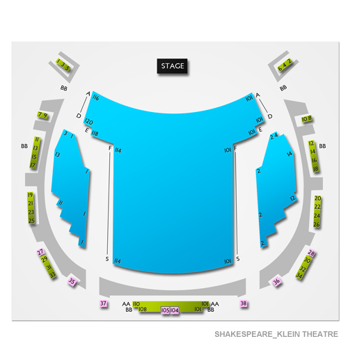 Shakespeare Theatre Company Venue Map