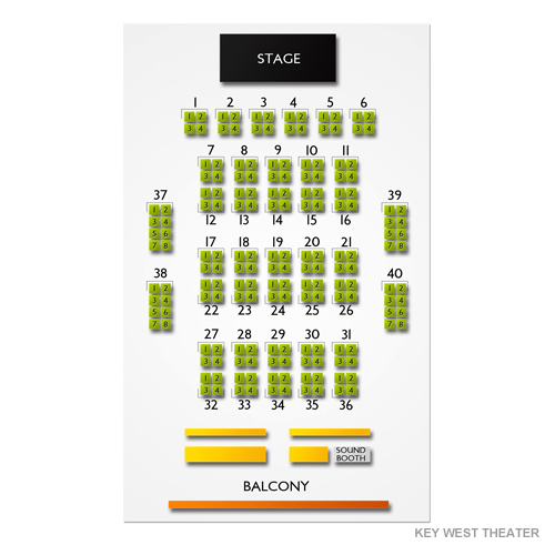 Key West Theater Seating Chart