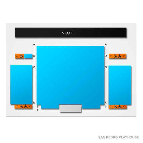 San Pedro Playhouse Venue Map