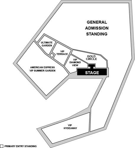 Hyde Park Venue Map
