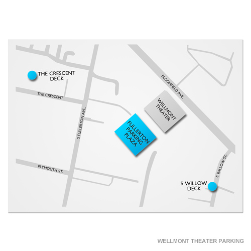Wellmont Theater Parking Venue Map