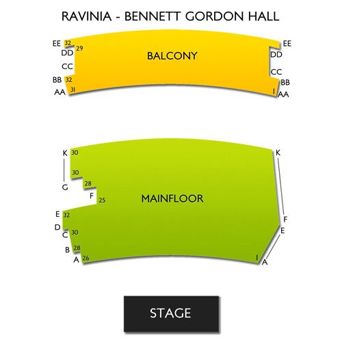 Ravinia Venue Map