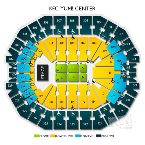 Kfc Yum Center Seating Chart Luke Combs