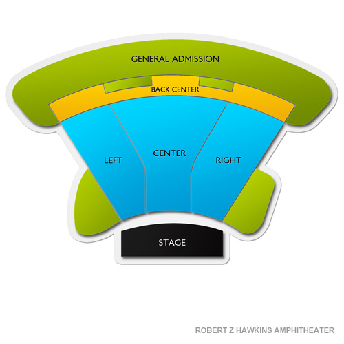 Robert Z Hawkins Amphitheater Venue Map
