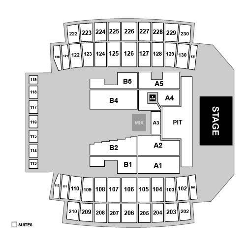 Historic Crew Stadium Venue Map
