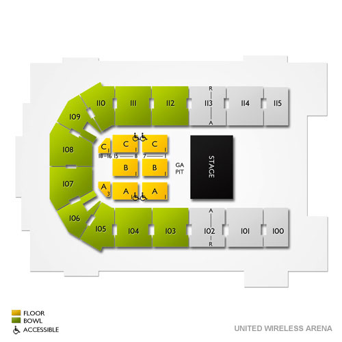 United Wireless Arena Tickets | 3 Events On Sale Now | TicketCity