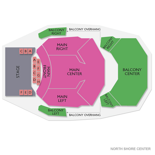 North Shore Center Venue Map