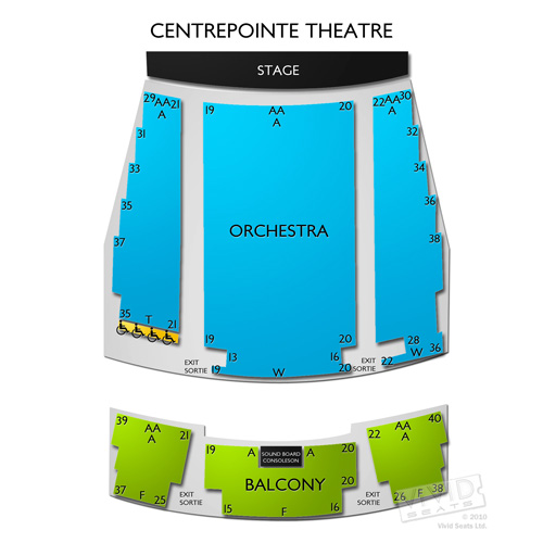 Centerpoint Theater Seating Chart