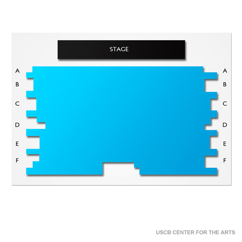 USCB Center For The Arts Venue Map