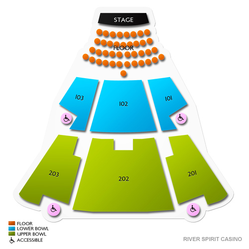 rivers casino pittsburgh concert seating chart
