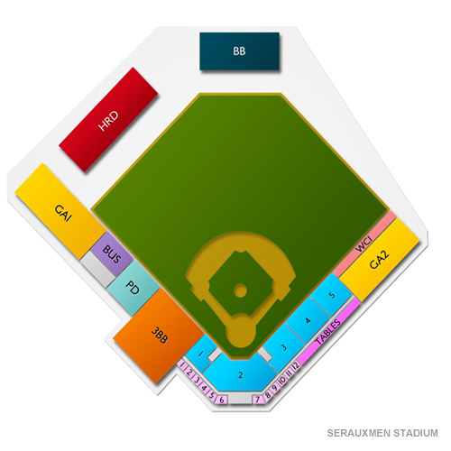 Serauxmen Stadium Venue Map