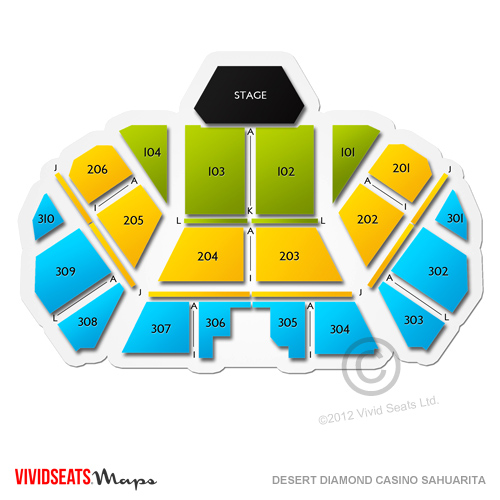 Desert Diamond Concert Seating Chart