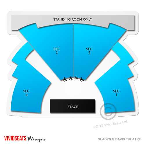 Gladys G Davis Theatre Seating Chart | Vivid Seats