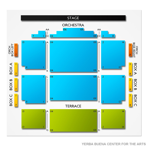 Venue seating map