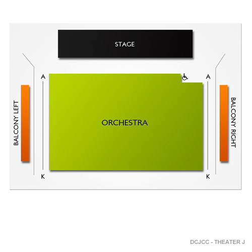 Edlavitch DCJCC - Theater J Venue Map