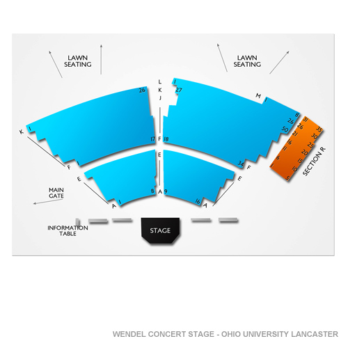 Wendel Concert Stage - Ohio University Lancaster Venue Map