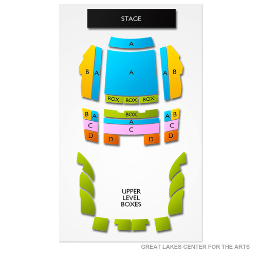 great lakes center for the arts seating chart - stickandpoketattoofade