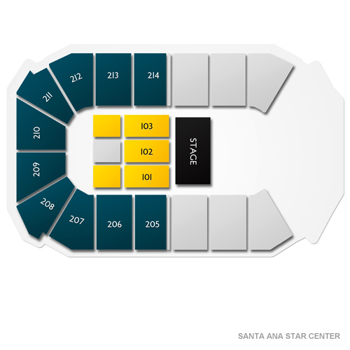 Rio Rancho Events Center Venue Map