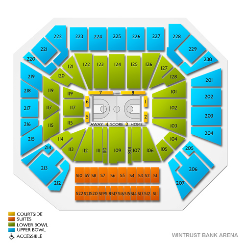 Seating Chart Wintrust Arena