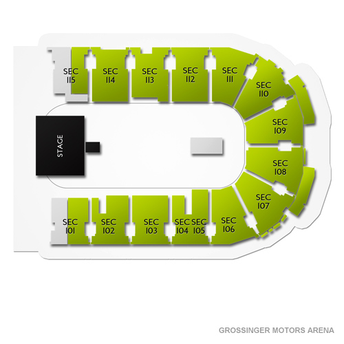 Grossinger Motors Arena Seating Chart