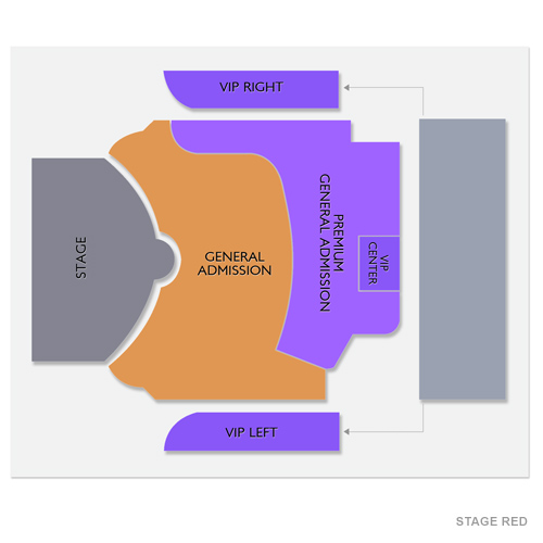 Stage Red Venue Map