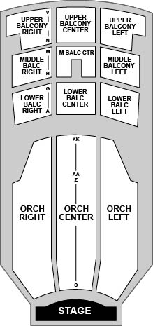 Bob Hope Theatre - CA Venue Map