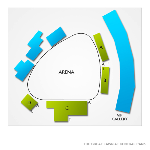 The Great Lawn at Central Park Venue Map