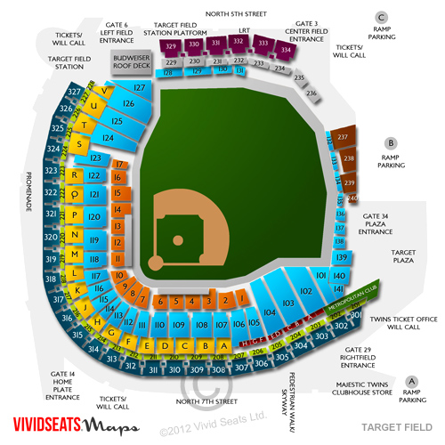 Target Field Concerts Seating Views and Event Schedule Vivid Seats