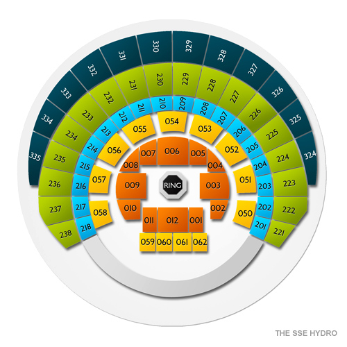 OVO Hydro Venue Map