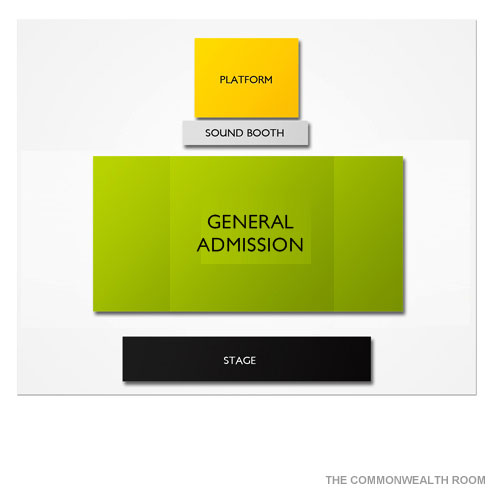 The Commonwealth Room Venue Map