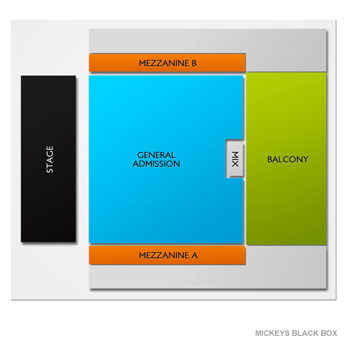 Mickeys Black Box Venue Map