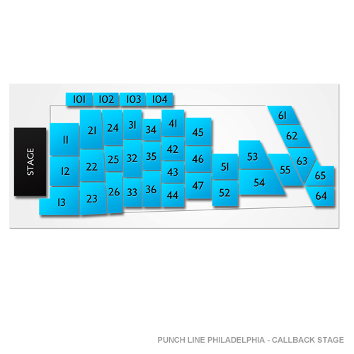 Punch Line Philadelphia Venue Map