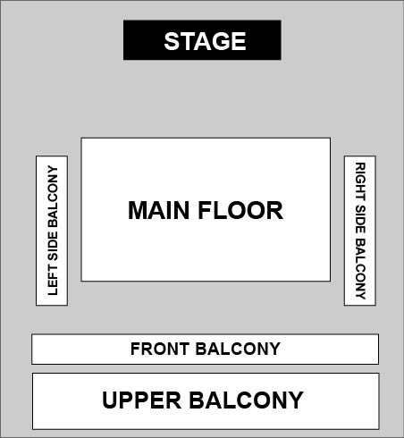 Paramount Center for the Arts - TN Venue Map